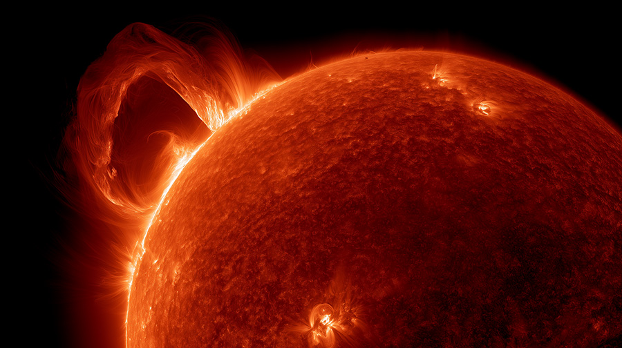 Eruption solaire